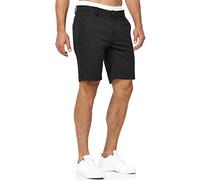 Indicode Hommes Aalborg Chino Shorts | Pantalon Court Chino à 4 Poches Black XL