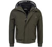 Indicode Hommes Albany Jacket | Veste à capuche Army M
