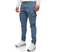 Indicode Hommes Alex Cargo Pants | Pantalon Cargo en Coton avec 6 Poches