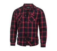 Indicode Hommes Altin Shirt | Chemise de Flanelle Red S
