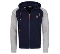 Indicode Hommes Arbutus Hoodie | Veste Sweat à Capuche Navy XXL