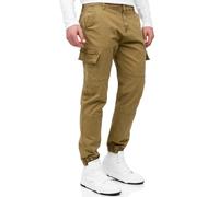 Indicode Hommes August Cargo Pants | Pantalon Cargo en Coton avec 6 Poches