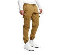 Indicode Hommes August Cargo Pants | Pantalon Cargo en Coton avec 6 Poches Amber M