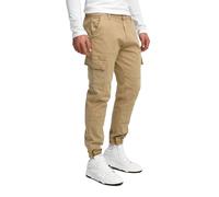Indicode Hommes August Cargo Pants | Pantalon Cargo en Coton avec 6 Poches Cornstalk M