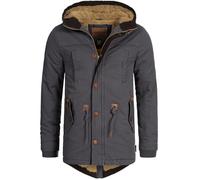 Indicode Hommes Barge Winter Jacket | Veste d'hiver avec capuche et doublure teddy