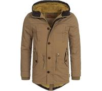 Indicode Hommes Barge Winter Jacket | Veste d'hiver avec capuche et doublure teddy Cub L