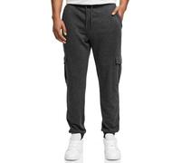 Indicode Hommes Bendner Cargo Pants | Pantalon de Jogging Cargo Charcoal Mix XL
