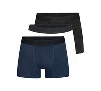 Indicode Hommes Berlin Boxer Shorts | Pack de 3 Boxers White/Black/Navy L