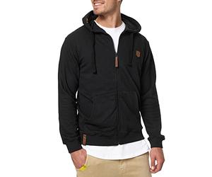 Indicode Hommes Braidwood Hoodie | Veste Sweat à Capuche Black L