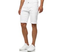 Indicode Hommes Caden Jeans Shorts | Pantalon Court en Jean à 5 Poches