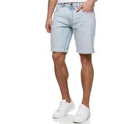 Indicode Hommes Caden Jeans Shorts | Pantalon Court en Jean à 5 Poches Foam Blue M