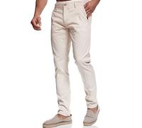 Indicode Hommes Cherry Chino Pants | Pantalon Chino Pantalon Stretch Fog 31/32