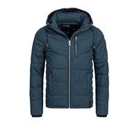 Indicode Hommes Circus Quilted Jacket | Veste matelassée aspect doudoune Navy XXL
