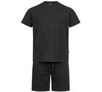Indicode Hommes Comfy SET Shorts & Shirt | Ensemble pantalon court et chemise Black XL