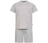 Indicode Hommes Comfy SET Shorts & Shirt | Ensemble pantalon court et chemise Lt Grey Mix M