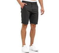 Indicode Hommes Cuba Chino Shorts | Pantalon Court Chino à 5 Poches Raven XL