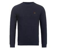 Indicode Hommes Dash Pullover | Pull à col Rond Navy XL