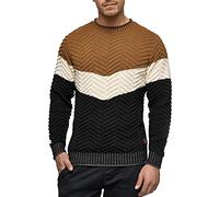 Indicode Hommes Dean Pullover | Pull à col Rond Rubber M