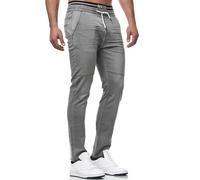 Indicode Hommes Fabrizio Pants | Pantalon en Tissu avec 4 Poches Vintage Grey XL