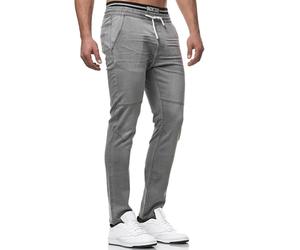 Indicode Hommes Fabrizio Pants | Pantalon en Tissu avec 4 Poches Vintage Grey XL