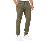 Indicode Hommes Fields Pants | Pantalon en Tissu avec 4 Poches Army S