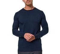 Indicode Hommes Gamal Knit Sweater | Pull tricoté 80% Coton Navy M