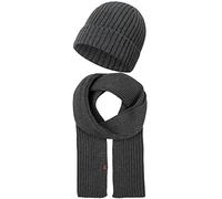 Indicode Hommes Geyser Set Hat & Scarf | Ensemble Hiver Bonnet et écharpe