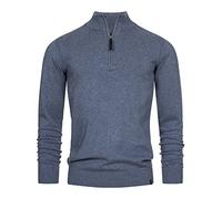 Indicode Hommes Gore Pullover | Pull composé à 80% de Coton China Blue Mix XL