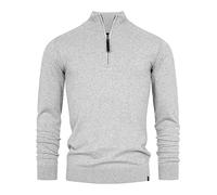 Indicode Hommes Gore Pullover | Pull composé à 80% de Coton Lt Grey Mix M