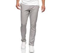 Indicode Hommes Haverfield Pants | Pantalon en Lin et Coton Lt Grey M