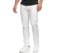 Indicode Hommes Haverfield Pants | Pantalon en Lin et Coton Offwhite XXL