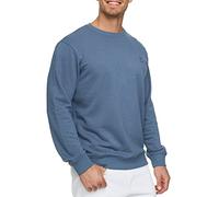 Indicode Hommes Holt Sweatshirt | Sweat avec Poignets côtelés China Blue M