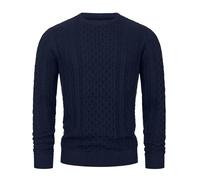 Indicode Hommes INBellin Pullover | Pull à col Rond Navy M
