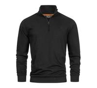 Indicode Hommes INBrandt Sweatshirt | Sweat-Shirt à col Montant Black L