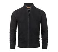 Indicode Hommes INCason Cardigan | Gilet à col Montant Black L