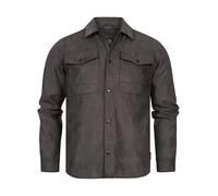 Indicode Hommes INFinny Jacket | Chemise de Transition matelassée Raven M