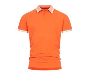Indicode Hommes INJamie Polo Shirt | T-Shirt à col Classique 100% Coton Flamingo XXL