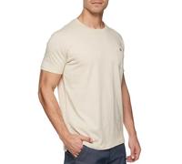 Indicode Hommes INJon Shirt | T-Shirt avec Poche Poitrine en 100% Coton Fog M