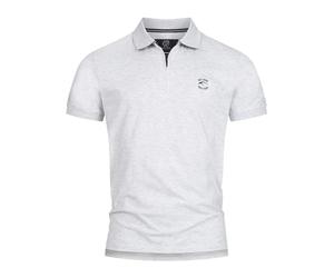 Indicode Hommes INJorah Polo Shirt | T-Shirt à col Classique en Coton mélangé Offwhite XL