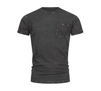 Indicode Hommes INKilmon T-Shirt | Shirt à col Rond en 100% Coton Black L