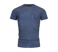 Indicode Hommes INKilmon T-Shirt | Shirt à col Rond en 100% Coton Blue S