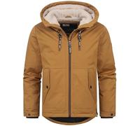 Indicode Hommes INKylian Winter Jacket | Veste d'hiver doublée à capuche Rubber L