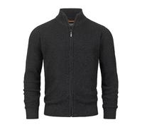 Indicode Hommes INLayton Cardigan | Gilet à col Montant