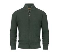 Indicode Hommes INLayton Cardigan | Gilet à col Montant Army XL