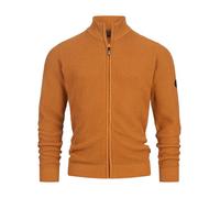 Indicode Hommes INLayton Cardigan | Gilet à col Montant Caramel XL