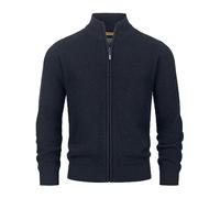 Indicode Hommes INLayton Cardigan | Gilet à col Montant Navy M