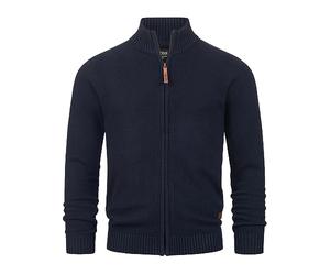 Indicode Hommes INLut Cardigan | Gilet à col Montant