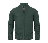 Indicode Hommes INLut Cardigan | Gilet à col Montant Army L