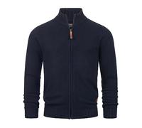 Indicode Hommes INLut Cardigan | Gilet à col Montant Navy L