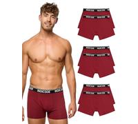 Indicode Hommes INMilano Boxer Shorts | Lot de 6 Boxers Bordeaux L